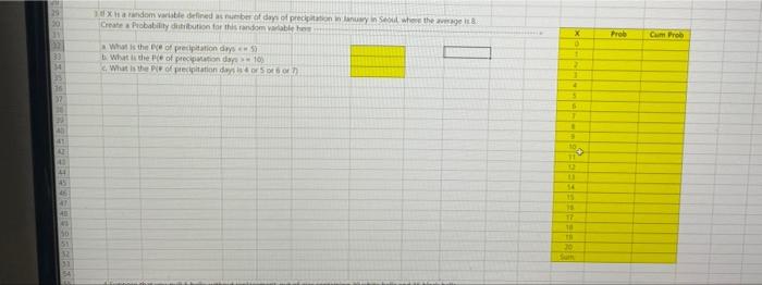 20 32 34 16 37 201 40 41 4t 43 44 45 46 47 40 43 50 32 1x Is A Random Variable Defined As Number Of Days Of Precipitati 1
