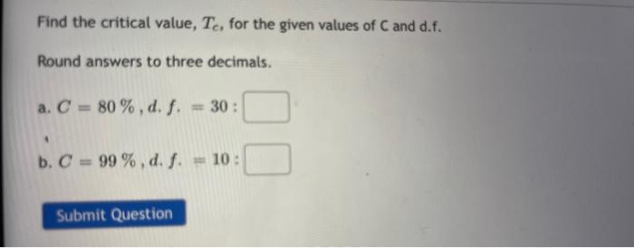 To Build A 95 Ci For The Mean Of A Population You Take A Random Sample Of 38 Values And Find S 18 What Is The Margi 3