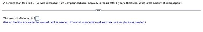 A Debt Of 5815 46 Is Repaid By Payments Of 1325 51 In 8 Months 1285 57 In 13 Months And A Final Payment In 32 Month 2