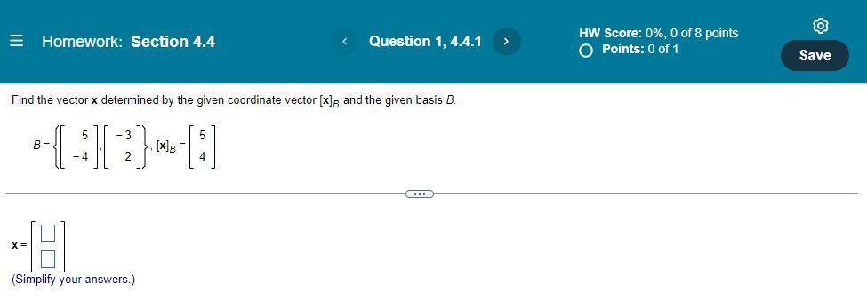 Linear Algebra 4 4 1 2 2 1