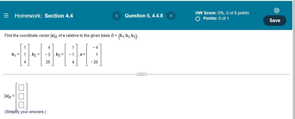 Linear Algebra 4 4 5 6 1