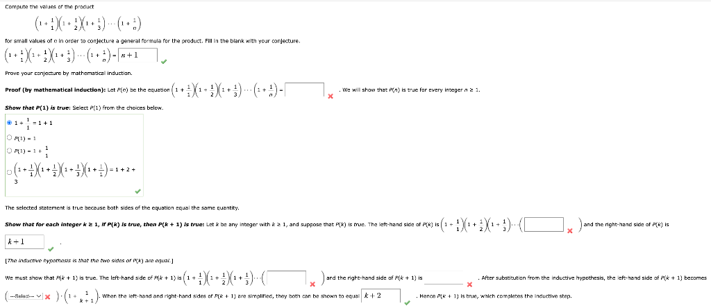 Compute The Values Of The Product 1 1 1 1 1 2 1 1 3 1 1 N For Small Values Of N In Order To Conjecture A General 1