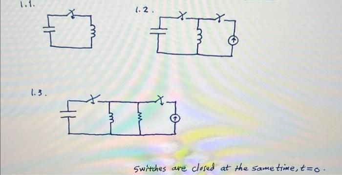 Problem 1 A Circuit Has Two Elements A Capacitor And An Inductor The Inductance Is L 12 5mh And Capacitance C 2uf 2