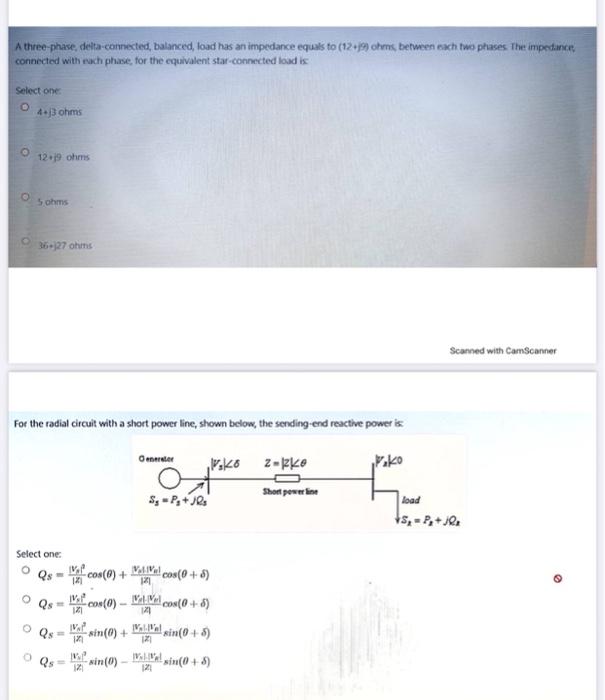 The Equation That Approximates The Voltage Drop In A Short Power Time With Resistance Rand Reactance X In Which The Flo 3