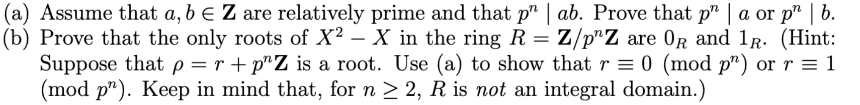Let P Be A Prime And N Is In The Set Of Natural Numbers 1
