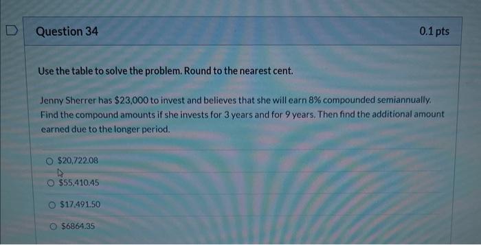 Question 19 Solve The Problem An Investor Buys A 70 000 T Bill At A 6 5 Discount For 26 Weeks Find The Effective Int 9
