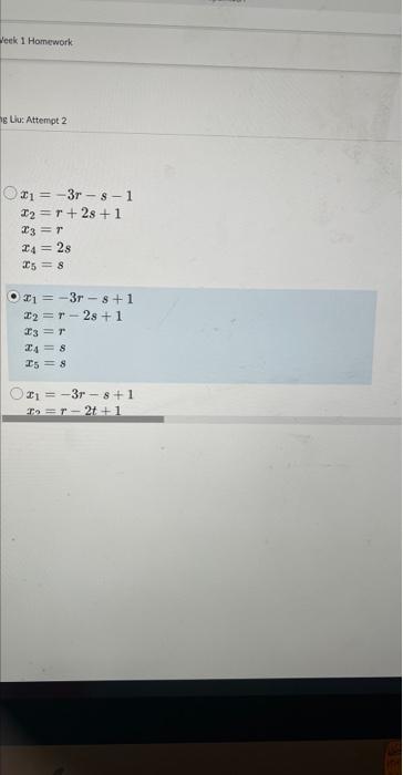 Lingling Liu Attempt 2 Which Vector Is Not A Linear Combination Of X Y And Z 8 8 0 B 3 A O En X G Chegg Search We 4
