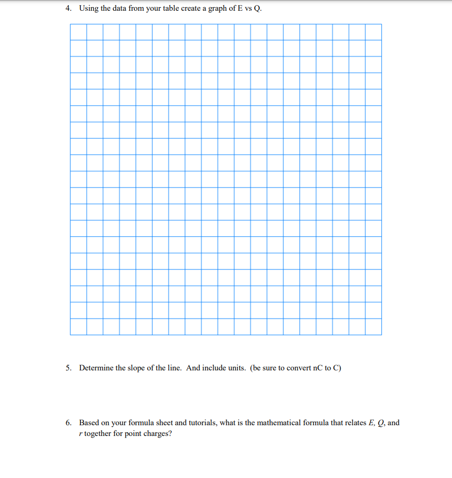 Electric Fields Project Potential Credits 25 Using A Pencil Answer The Following Questions The Lab Is Marked Based 3