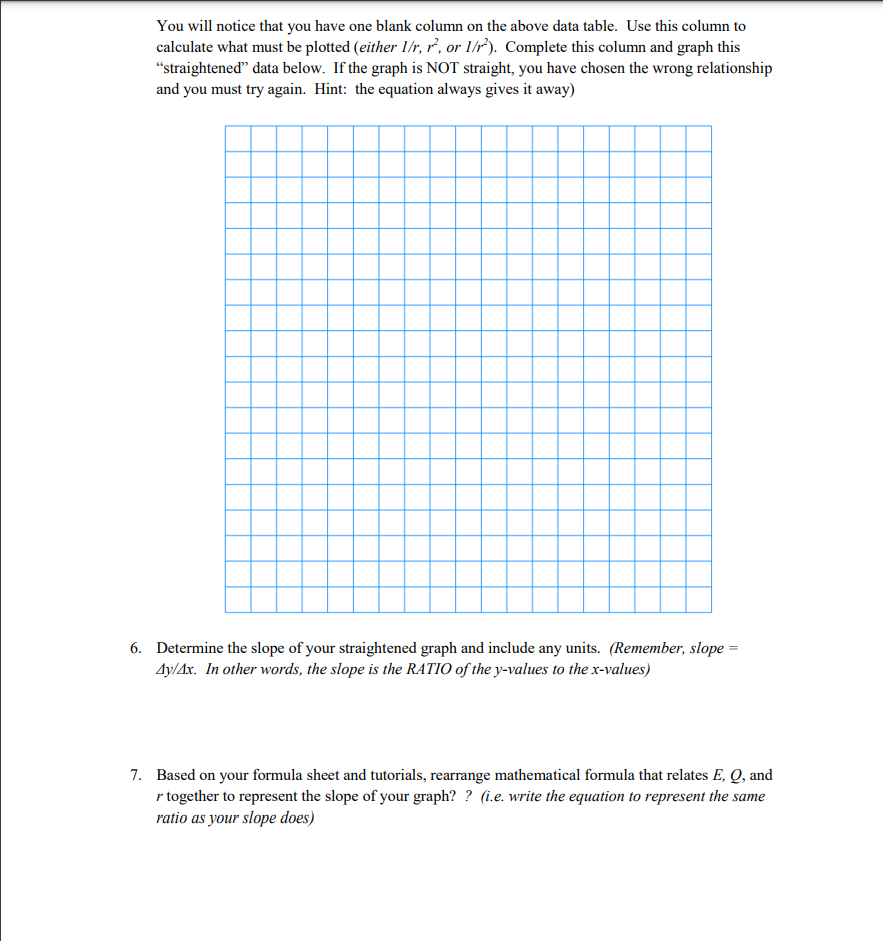 Electric Fields Project Potential Credits 25 Using A Pencil Answer The Following Questions The Lab Is Marked Based 7