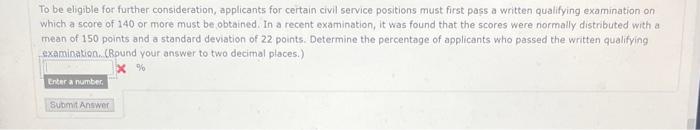 To Be Eligible For Further Consideration Applicants For Certain Civil Service Positions Must First Pass A Written Quali 1