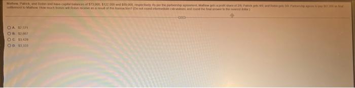 Maw Pack And Fies And Have Captal Balances Of 3 000 122 000 And 80 000 Respectively As Per The Partnership Spre Sed T 1