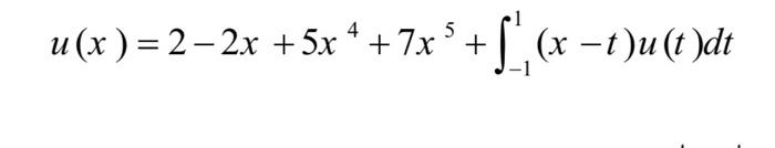 4 5 U X 2 2x 5x 7x X X T U T Dt 1