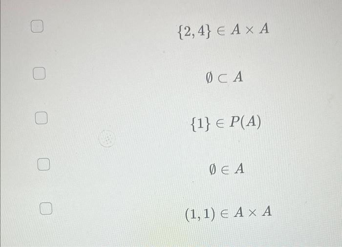 A Question 2 1 Point Retake Question Let A Be The Set Defined As Follows A X X Z Such That X 2 List The Elem 4