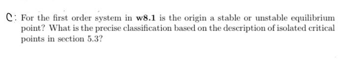W8 1 A Use The Eigenvalue Eigenvector Method With Complex Eigenvalues To Solve The First Order System Initial Value 2