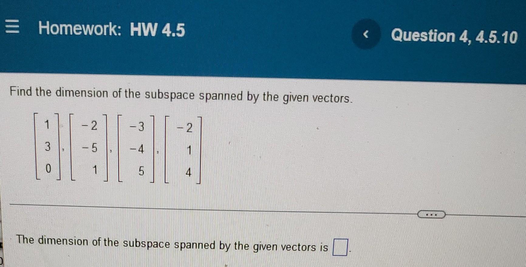 Linear Algebra 1