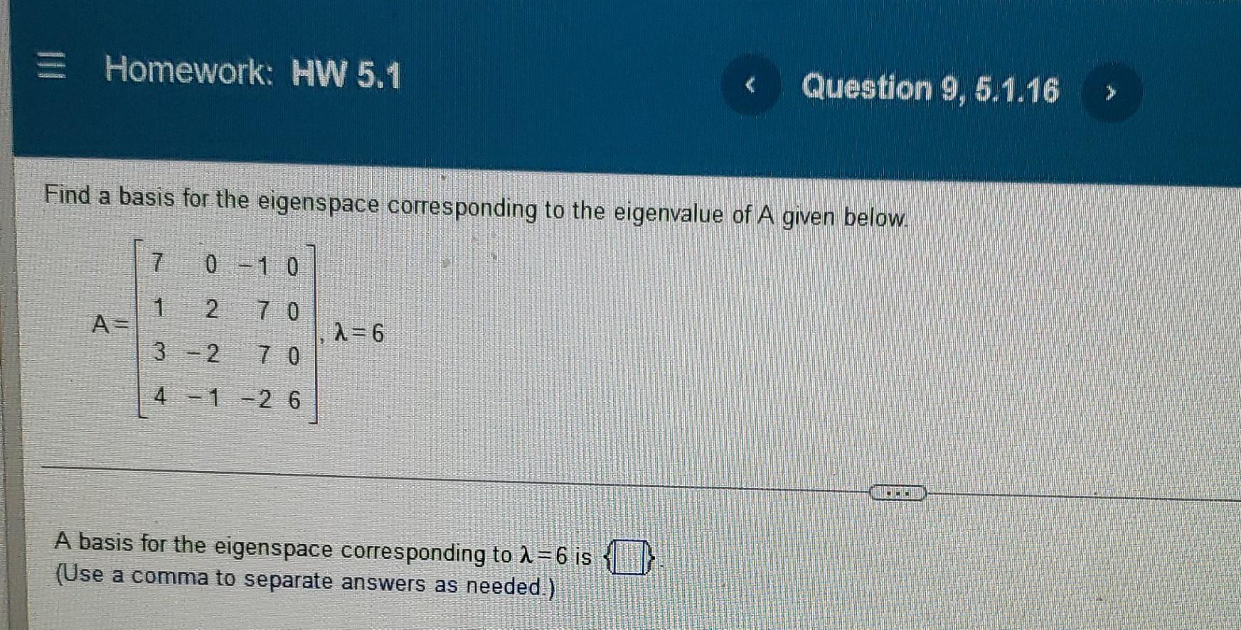 Linear Algebra 1