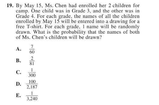 19 By May 15 Ms Chen Had Enrolled Her 2 Children For Camp One Child Was In Grade 3 And The Other Was In Grade 4 Fo 1