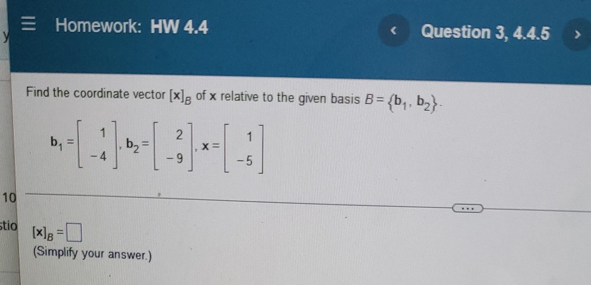 Linear Algebra 1