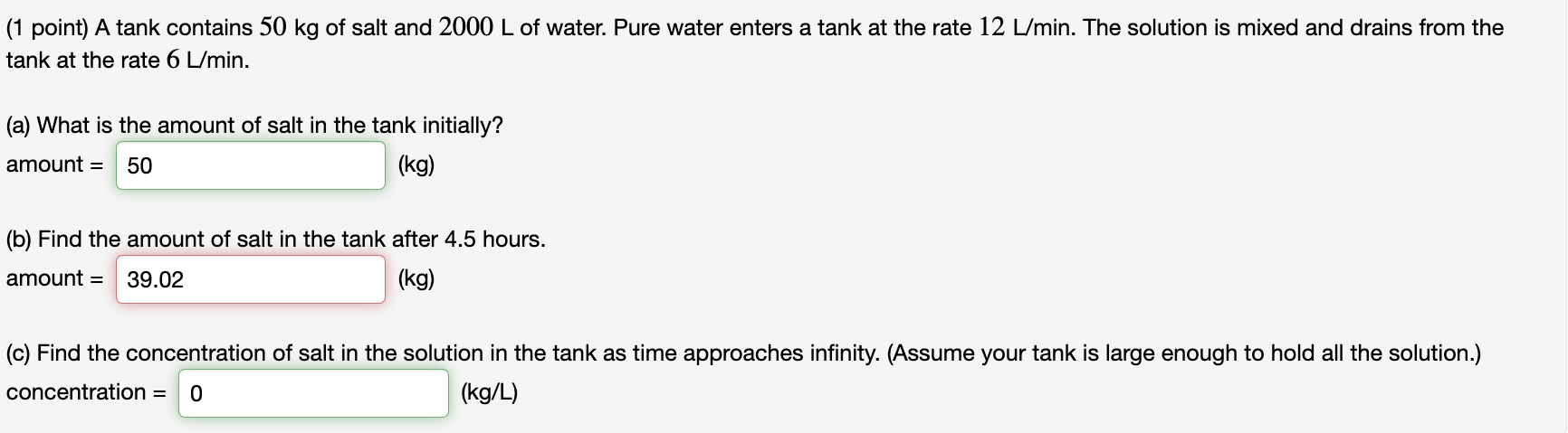 Please Do Asap Good Morning Chegg User I Am Working On This Math Differential Equations Homework Please Help Me With 1