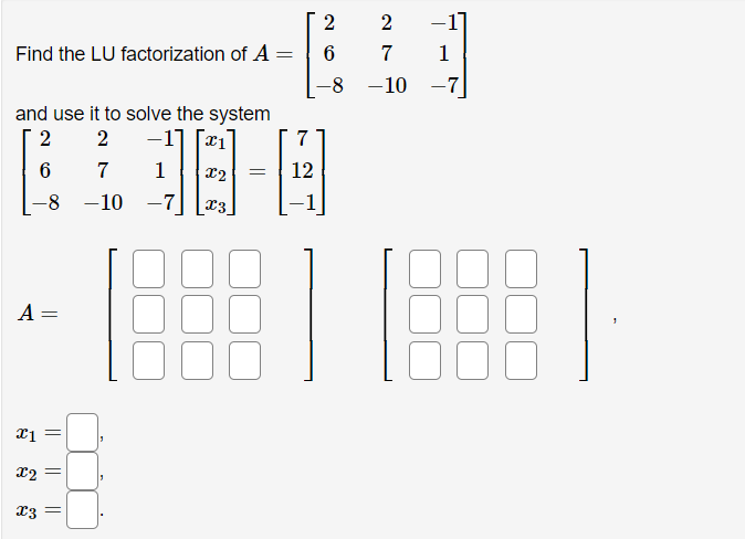 Linear Algebra 1