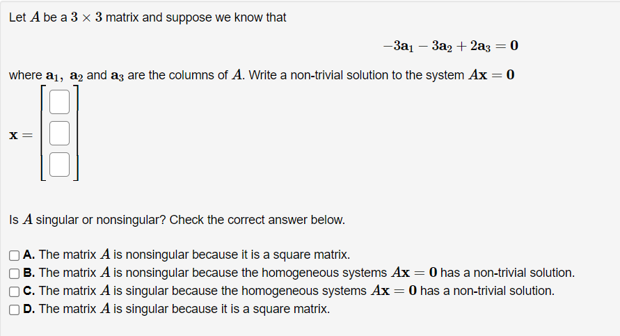 Linear Algebra 1