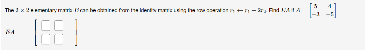 Linear Algebra 1