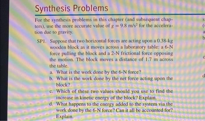 Synthesis Problems For The Synthesis Problems In This Chapter And Subsequent Chap Ters Use The More Accurate Value O 1