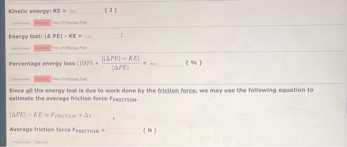 Activity 3 Kinetic Energy Before You Start Analyzing Position And Velocity Data Watch The Short Movie M6 Act3 Mov Ava 2