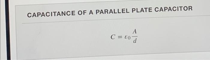 1 For Your Post Upload The Calculations You Made To Determine The Side Of Each Square Plate Of The Capacitor In The Sc 4