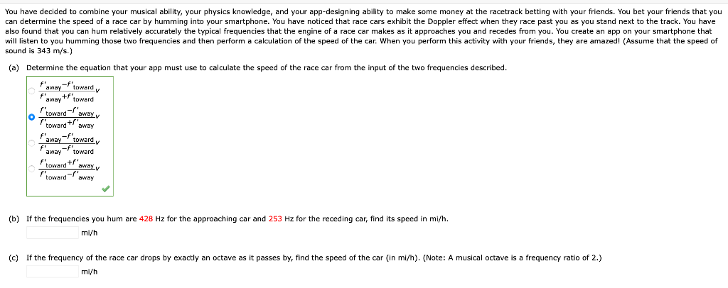 You Have Decided To Combine Your Musical Ability Your Physics Knowledge And Your App Designing Ability To Make Some Mo 1