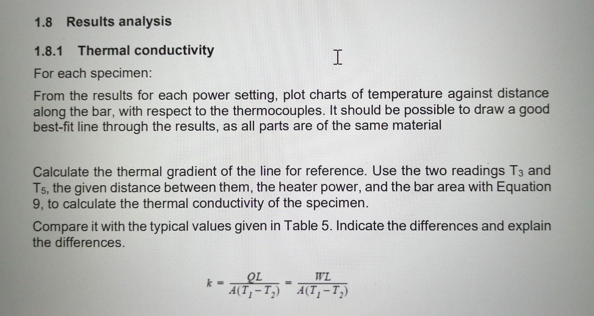 1 7 Data Electric Power W Specimen Material Temperature C Distance Mm 20 30 40 50 60 0 39 6 52 6 65 3 78 0 90 6 2