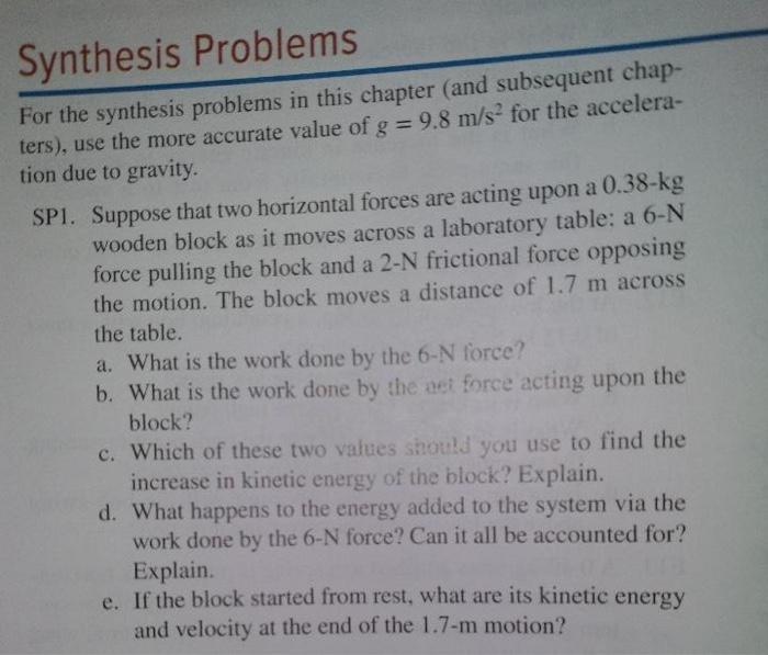 Synthesis Problems For The Synthesis Problems In This Chapter And Subsequent Chap Ters Use The More Accurate Value O 1