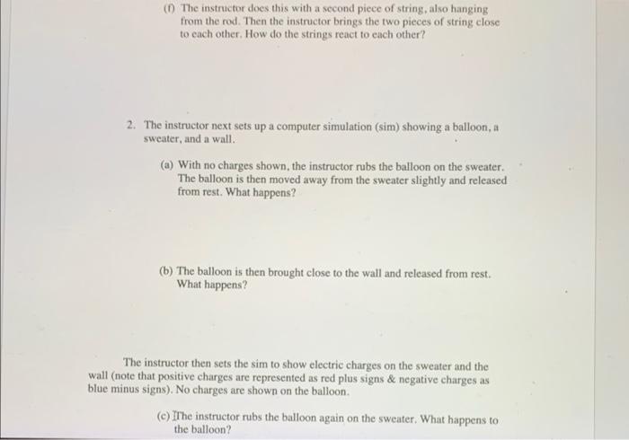 Purpose To Investigate The Phenomenon Of Static Electricity Objectives Phy 112 Activity 1 Static Electricity To Gene 3