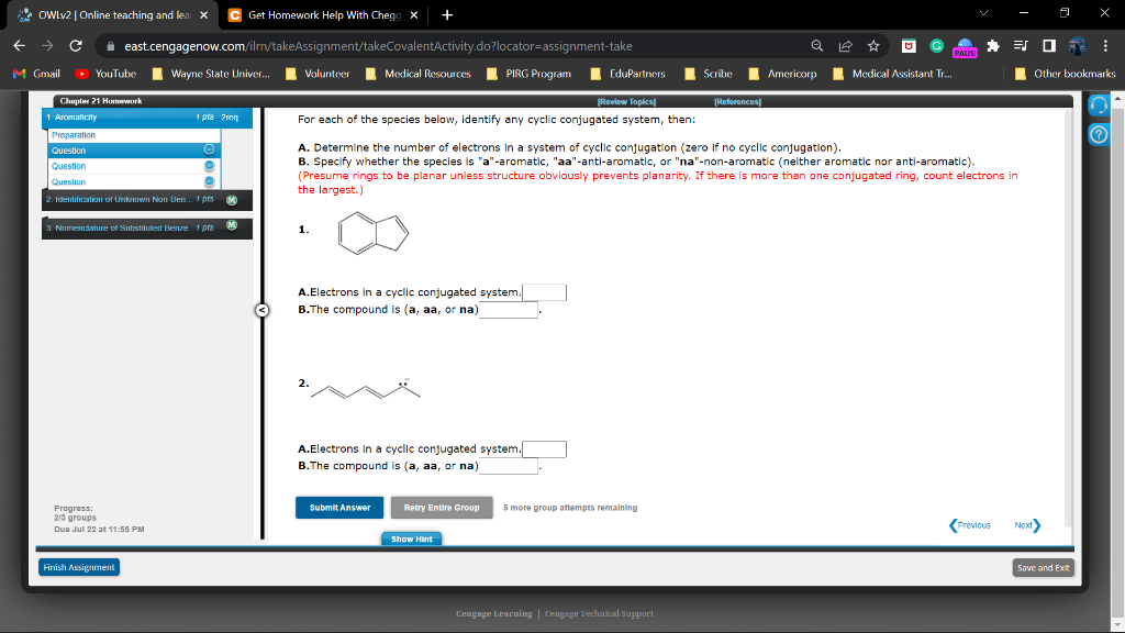 Owlv2 Online Teaching And Lear X Get Homework Help With Chegg X East Cengagenow Com Ilrn Takeassignment Takecovalent 1
