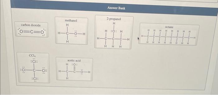 Classify Each Solvent As Polar Or Nonpolar Polar Nonpolar Carbon Dioxide O C 0 Ccia Ci Ci C Ci Ci Methanol H H C 2