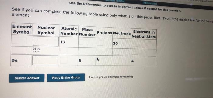 See If You Can Complete The Following Table Using Only What Is On This Page Hint Two Of The Entries Are For The Sames 2