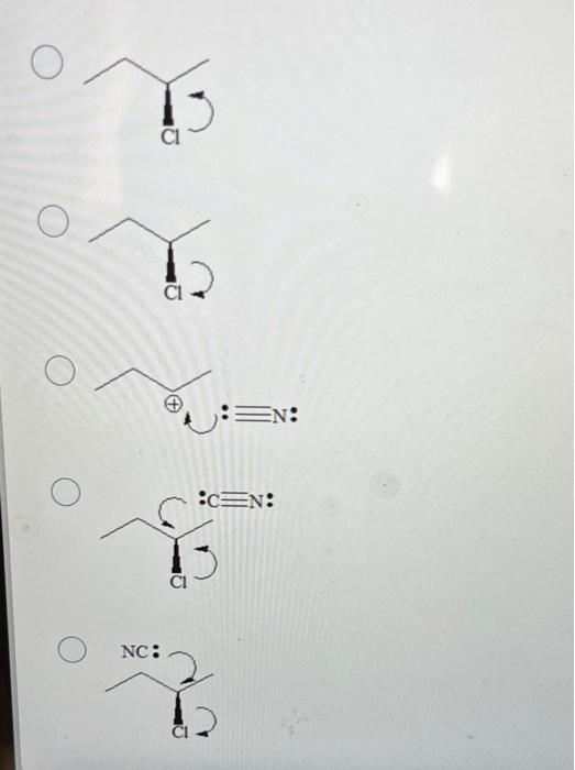 R Sec Butyl Chloride Was Subjected To Potassium Cyanide In Acetonitrile Solution As Expected One Product Resulted S 2 2