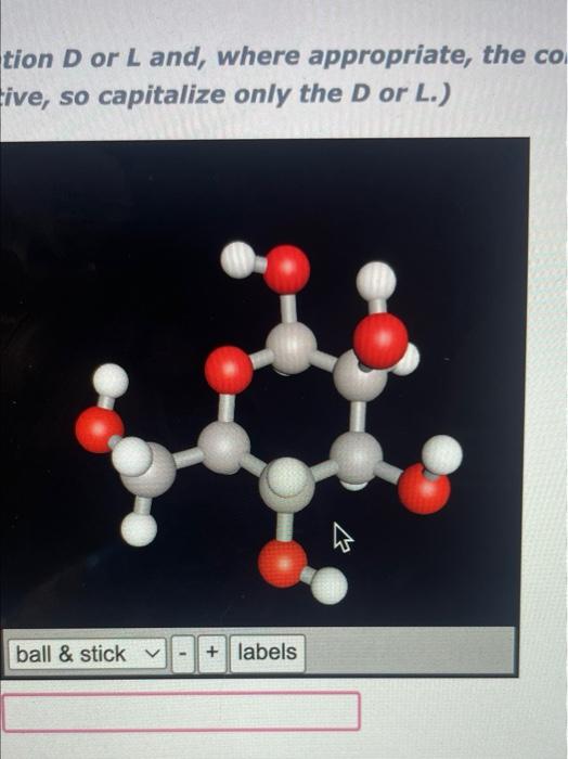Include In The Names The Stereochemical Designation D Or L And Where Appropriate The Configuration Of The Anos Carbon 3
