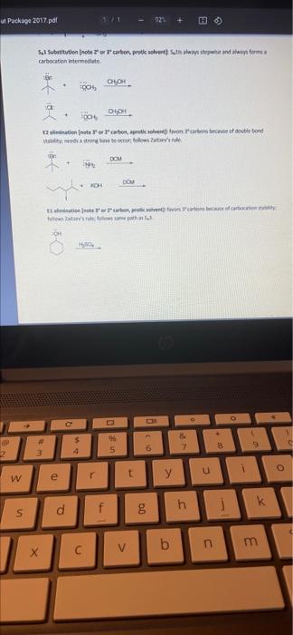 Out Package 2017 Pdf V 5 Xx M Sa2 581 42 41 Predict The Products Of The Following Reactions Label Nucleophile For Hane 5