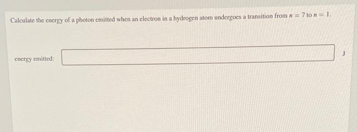 The Energies E For The First Few States Of An Unknown Element Are Given In The Table In Arbitrary Units 1 2 63 27 7 3