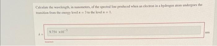 The Energies E For The First Few States Of An Unknown Element Are Given In The Table In Arbitrary Units 1 2 63 27 7 4