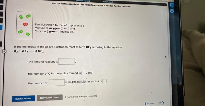 Use The References To Access Important Values If Needed For This Question The Illustration To The Left Represents A Mix 1