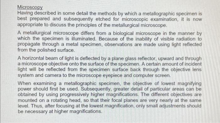 D Materials Microstructure Background Theory And Information The Way To Ensure That Any Material Will Perform In Servic 3