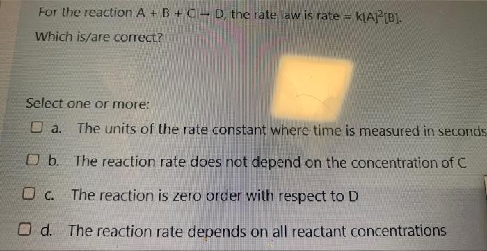 Predict The Magnitude Of K Value For The Exothermic Reaction Below C3h8 G 50 G 23co G 4h O G Select One O A 2