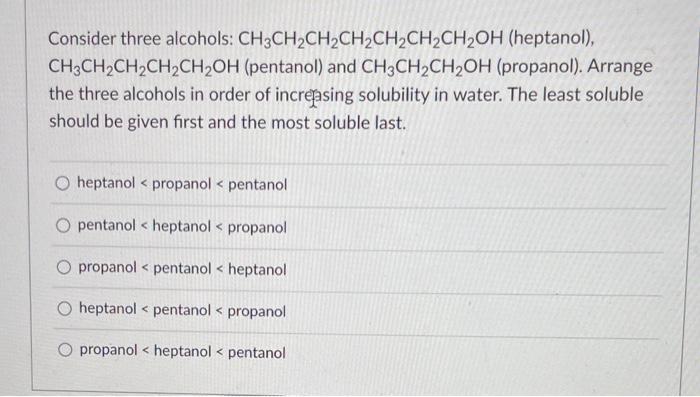 Question 4 At 35 C The Vapor Pressure Of Pure Ethanol Is 103 3 Torr A Solution Is Prepared By Dissolving 65 0 G Of Th 4