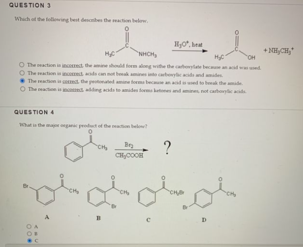 Please Answer These Questions Correctly With Proper Work Thank You Question 4 Has Four Options A B C Or D 1