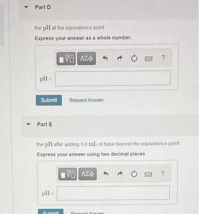 Missed This Read Section 18 4 Pages 803 817 Watch Kcv 18 4a We 185 Consider The Titration Of A 33 0 Ml Sample Of 0 1 2