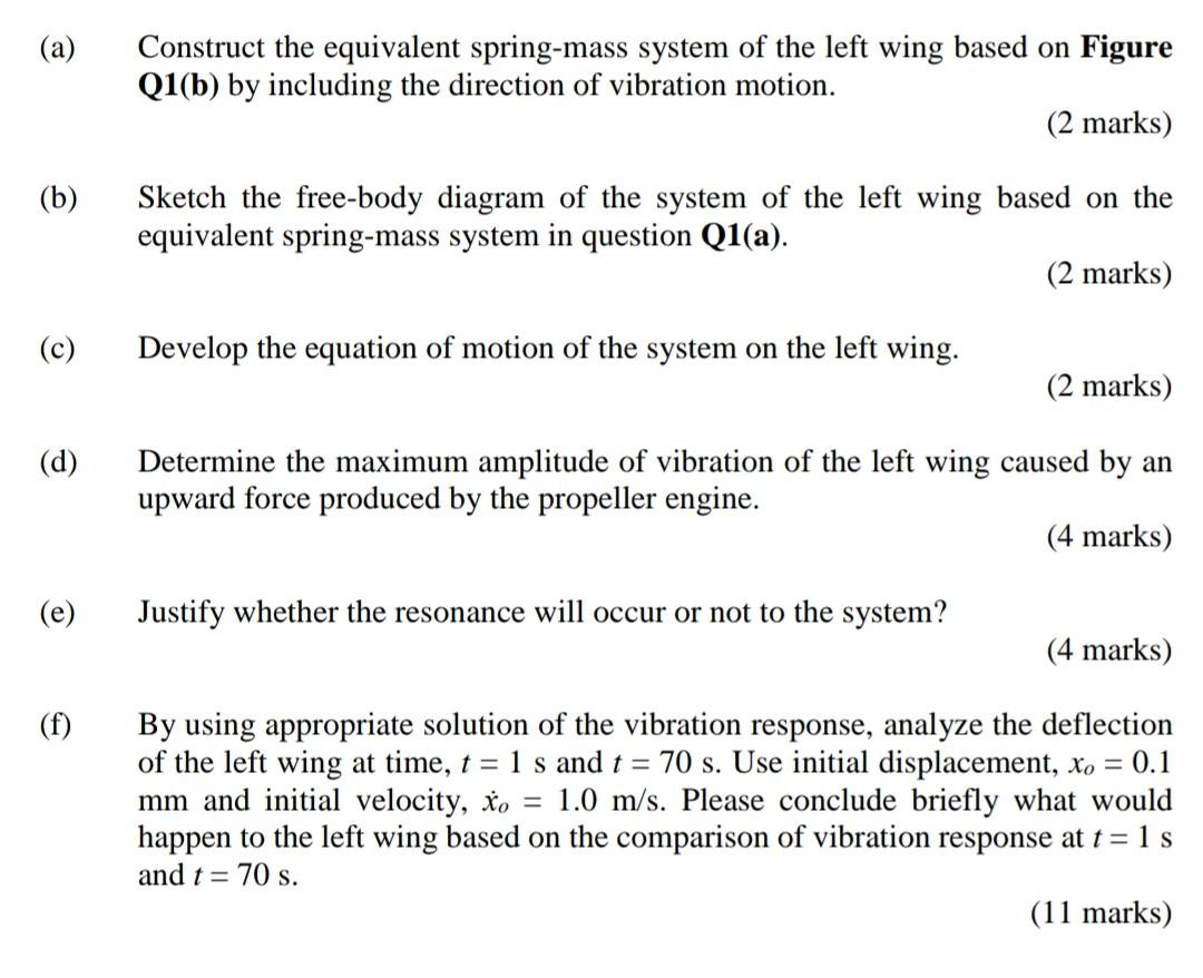 Vibration Question P 1 Q 9 R 0 S 1 T 0 U 5 2