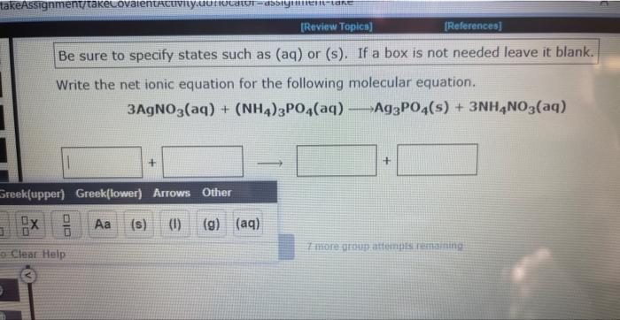 Takeassignment Takecovalentactivity Uorocator Assignment Take Review Topics References Be Sure To Specify States Su 1
