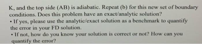 A 100 Points A Square Shaped Piece Of Solid Has A Size Of Im X 1m Which Is Shown In The Following Figure The Thermal 3
